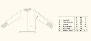 Knit blouse, Classic no. 2 green